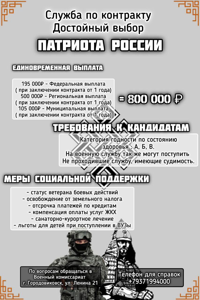 Служба по контракту.